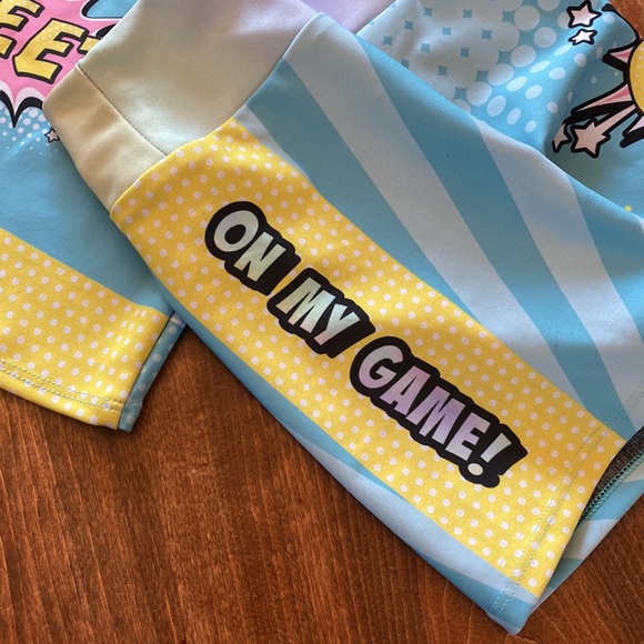 Sugar Lulu dance cheer comic super hero set XS - Picture 4 of 5